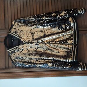 Blingy bomber jacket